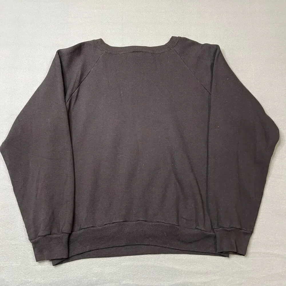 Vintage Champion Cincinnati Bengals Sweatshirt Men's Large Black Raglan Sleeve
